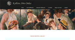 Desktop Screenshot of kallistearte.org