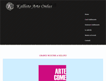 Tablet Screenshot of kallistearte.org